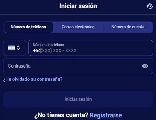 Iniciar sesión en Spinay Casino